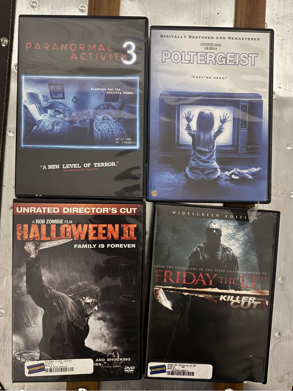 Horror Movie DVD Lot